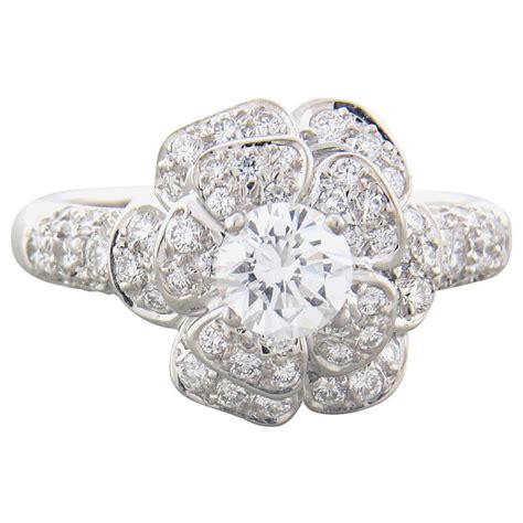 chanel engagement rings camelia little|chanel camelia ring price.